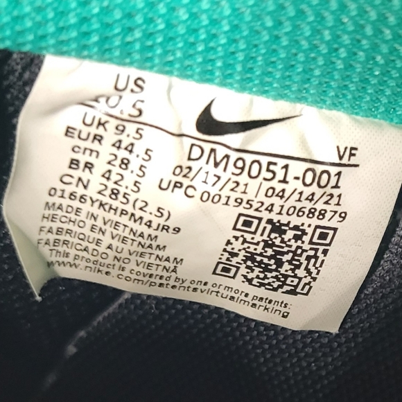 Nike Air Force 1 '07 LV8 Peace and Unity Sneakers Mens Size 10.5 - Picture 8 of 8